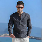 Camisa Masculina de Linho Bellaro® S1053