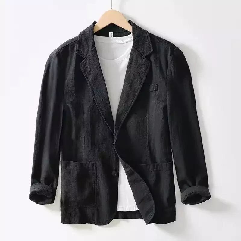 Blazer Masculino de Linho Slim Fit Bellaro® S1046