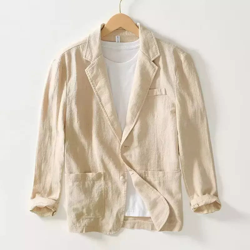 Blazer Masculino de Linho Slim Fit Bellaro® S1046