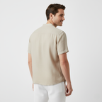 Camisa Manga Curta em Linho Masculina Bellaro®