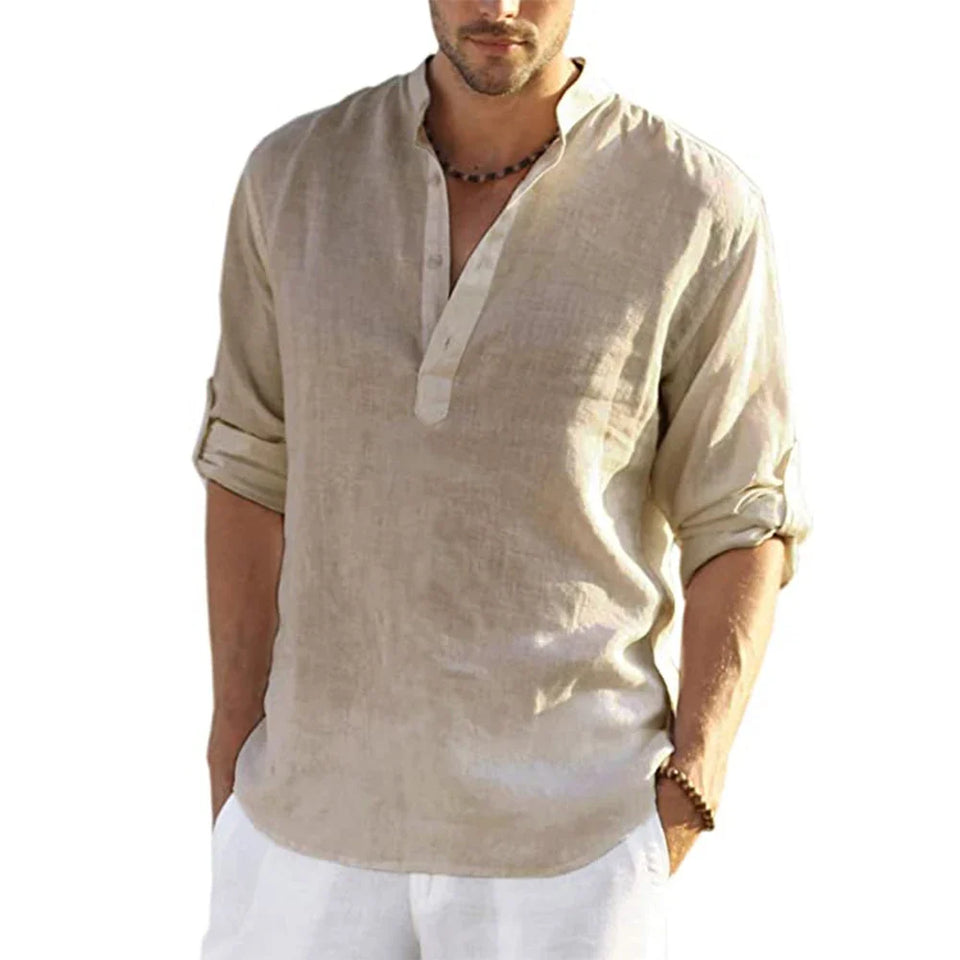 Camisa Masculina de Linho Bellaro® S1329