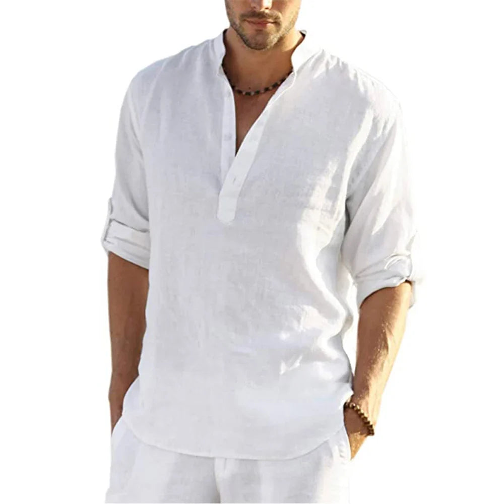 Camisa Masculina de Linho Bellaro® S1329