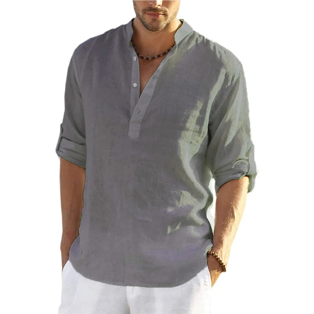 Camisa Masculina de Linho Bellaro® S1329