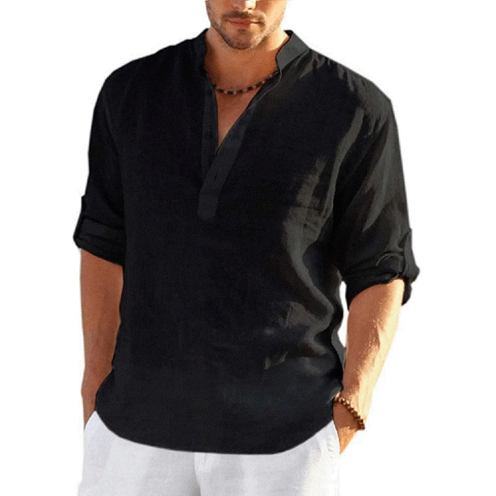 Camisa Masculina de Linho Bellaro® S1329
