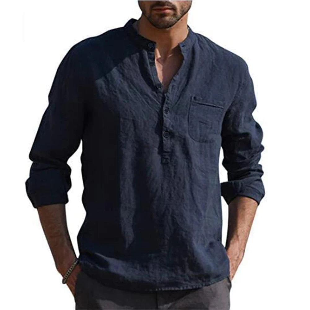 Camisa de Linho Masculina Bellaro® S1330