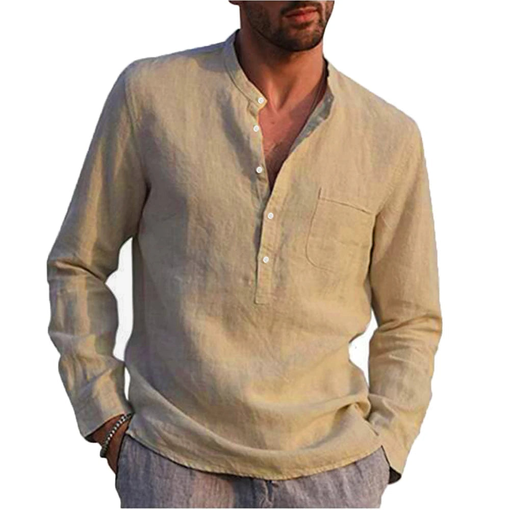 Camisa de Linho Masculina Bellaro® S1330