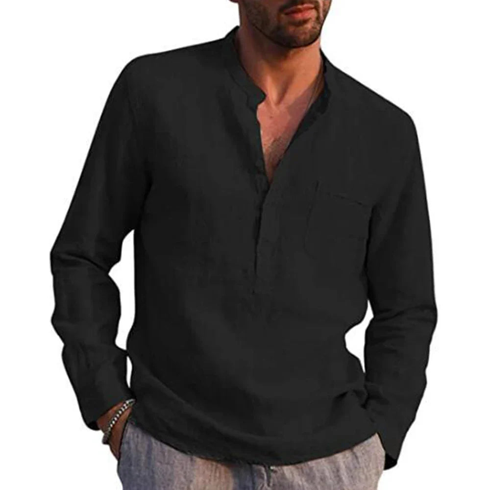 Camisa de Linho Masculina Bellaro® S1330