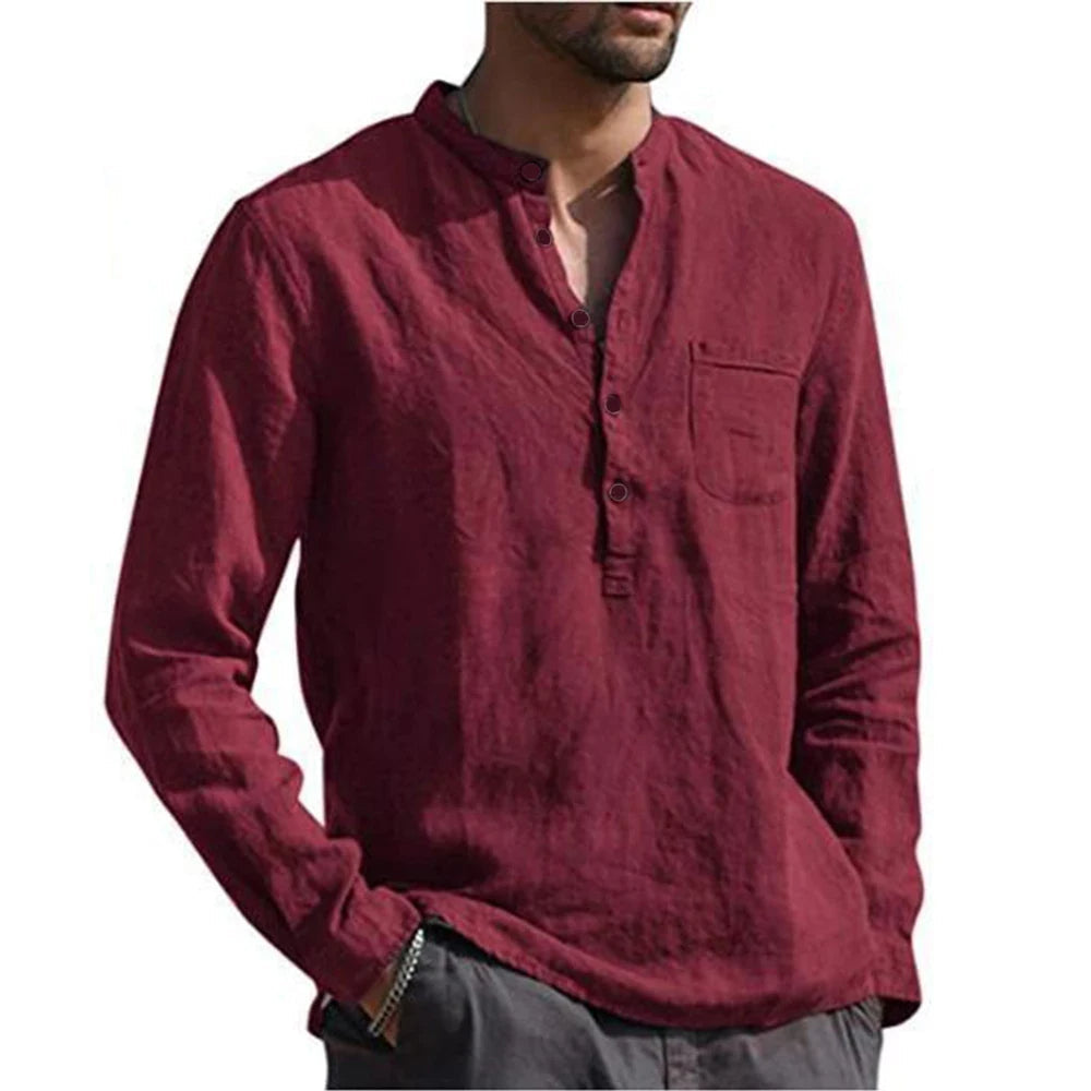 Camisa de Linho Masculina Bellaro® S1330