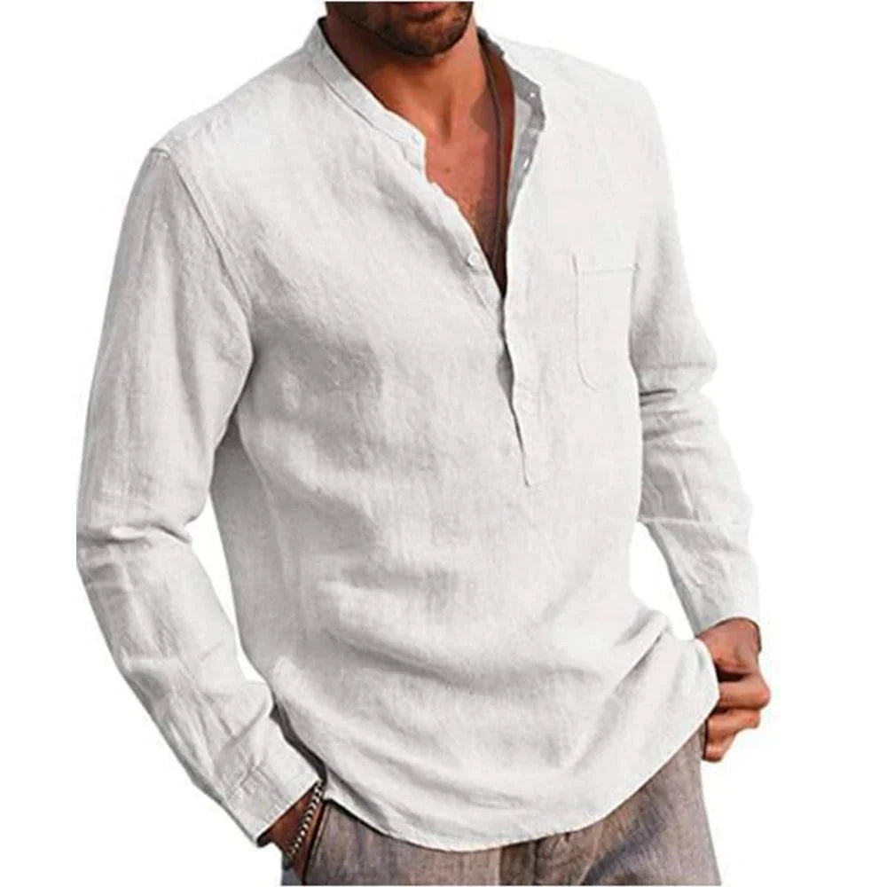 Camisa de Linho Masculina Bellaro® S1330