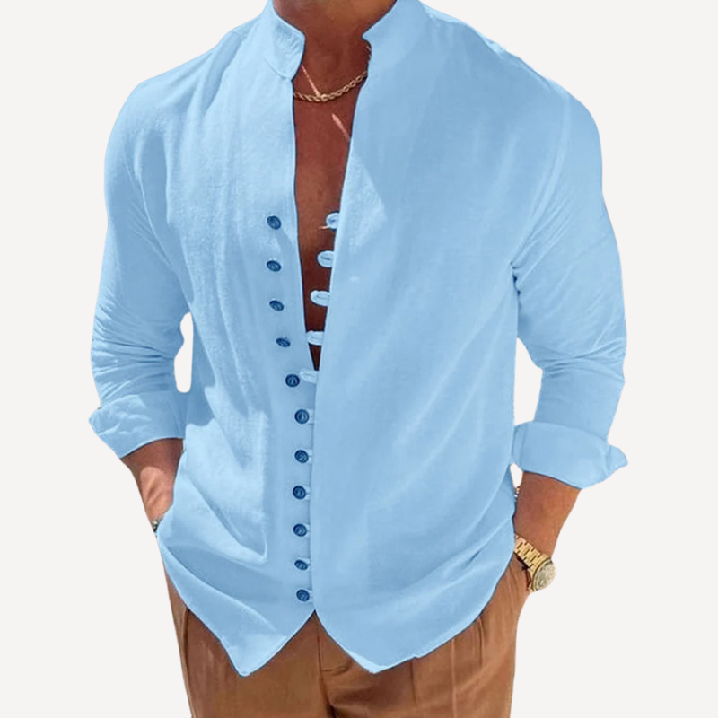 Camisa Masculina de Linho Bellaro® S1157