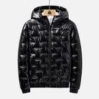 Casaco Masculino Preto Bolha Acolchoado