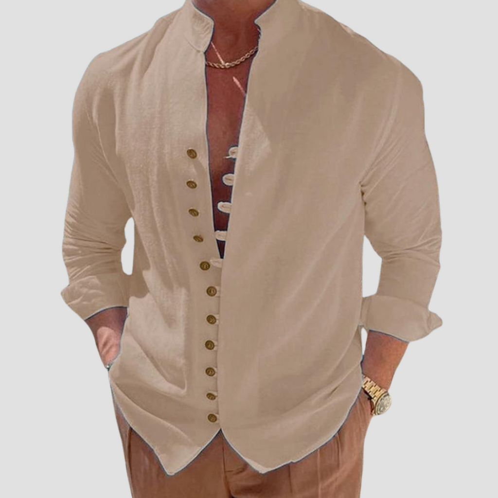 Camisa Masculina de Linho Bellaro® S1157