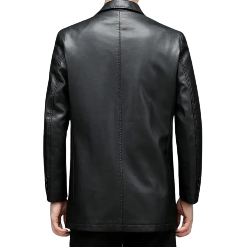 Jaqueta Longa de Couro Masculina Bellaro® S1266