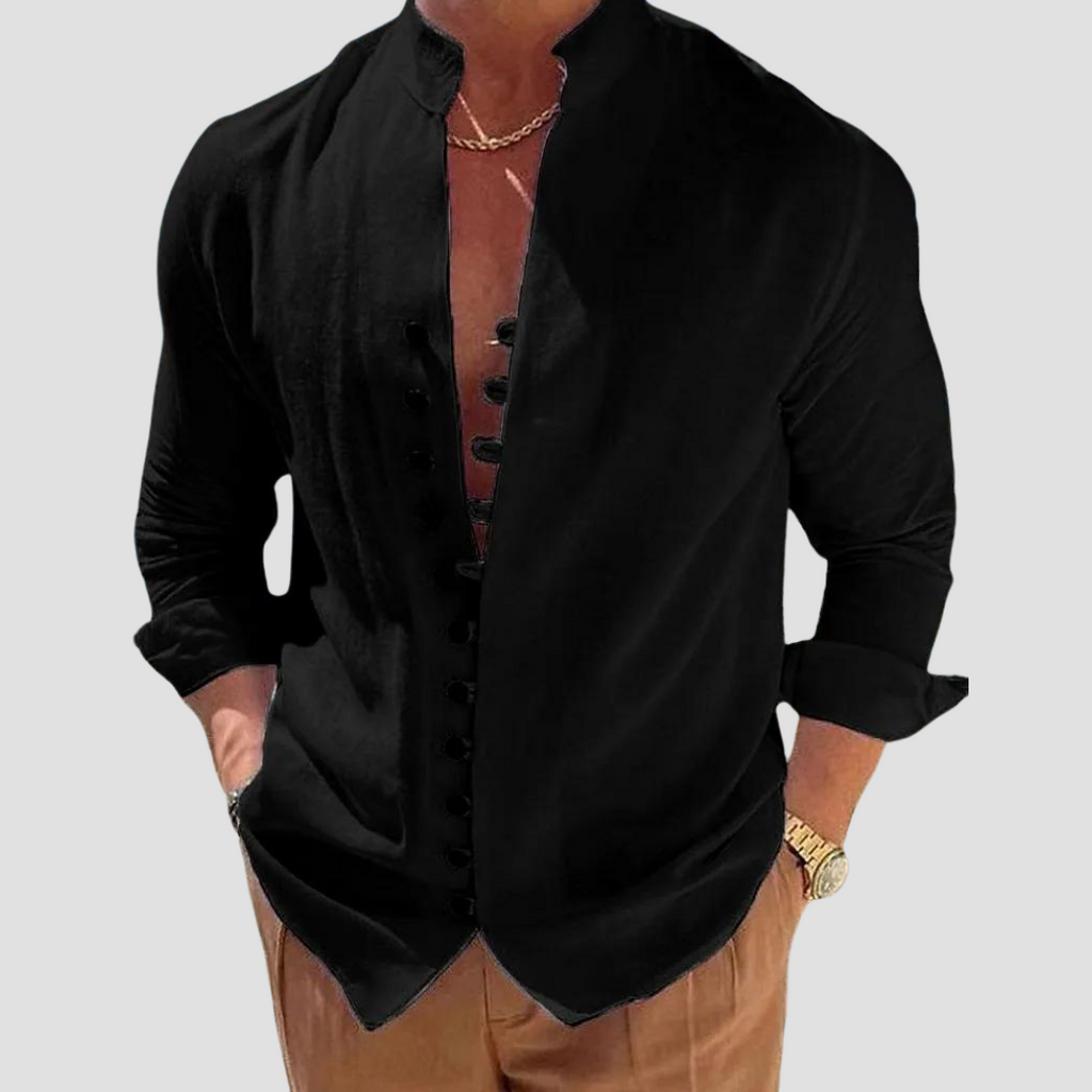 Camisa Masculina de Linho Bellaro® S1157