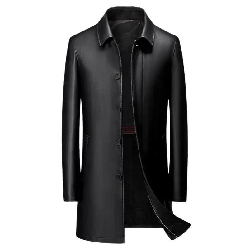 Jaqueta Longa de Couro Masculina Bellaro® S1266