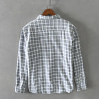 Camisa Masculina Xadrez de Manga Longa Bellaro®