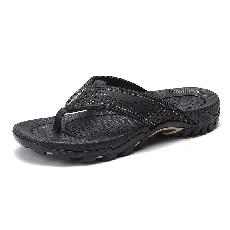 Chinelo Masculino de Couro Bellaro® S1205