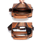 Bolsa Pequena Couro Genuíno Masculina