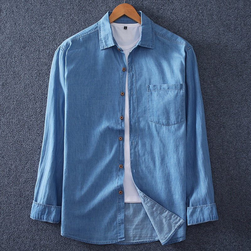 Camisa Masculina Plus Size Jeans Bellaro® S1071