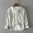 Camisa Masculina Xadrez de Manga Longa Bellaro®