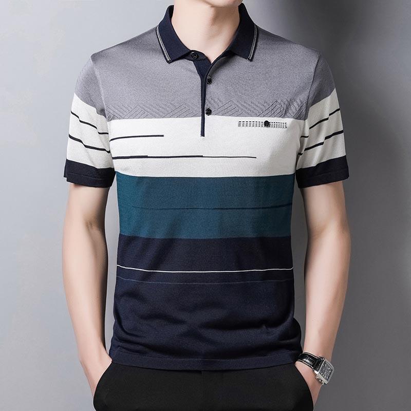 Camisa Polo Listrada Premium Masculina