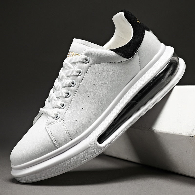 Tênis de Couro Branco Masculino