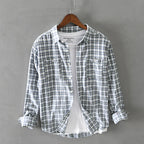 Camisa Masculina Xadrez de Manga Longa Bellaro®
