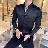 Camisa Social Masculina Slim Elegance