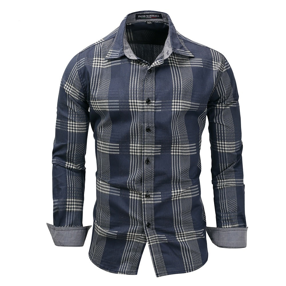 Camisa Social Masculina Xadrez Bellaro® S1062