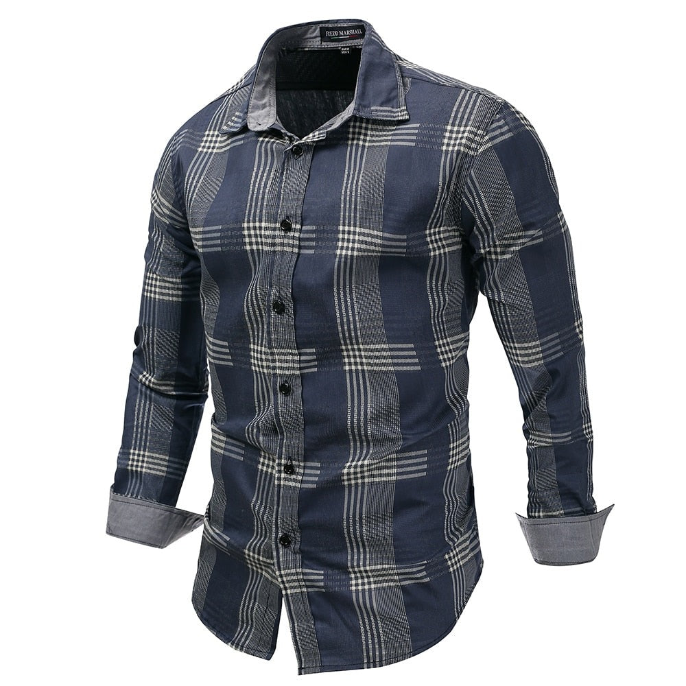 Camisa Social Masculina Xadrez Bellaro® S1062