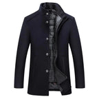 Casaco Trench Coat Masculino de Lã Grife Bellaro®