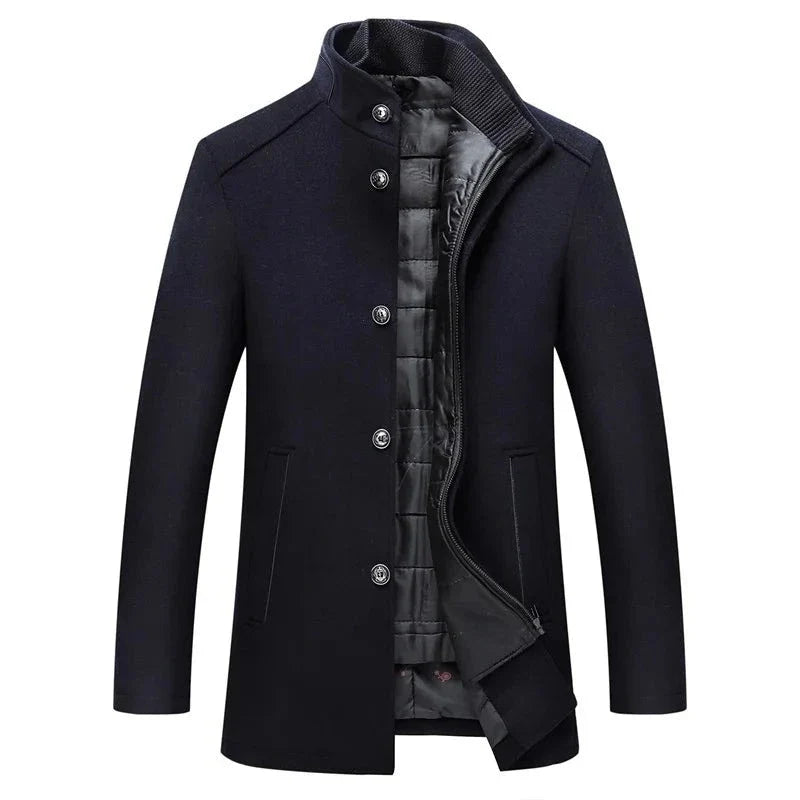 Casaco Trench Coat Masculino de Lã Grife Bellaro®