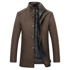 Casaco Trench Coat Masculino de Lã Grife Bellaro®