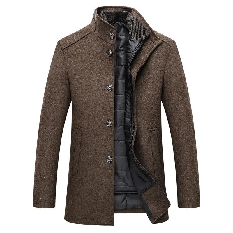 Casaco Trench Coat Masculino de Lã Grife Bellaro®