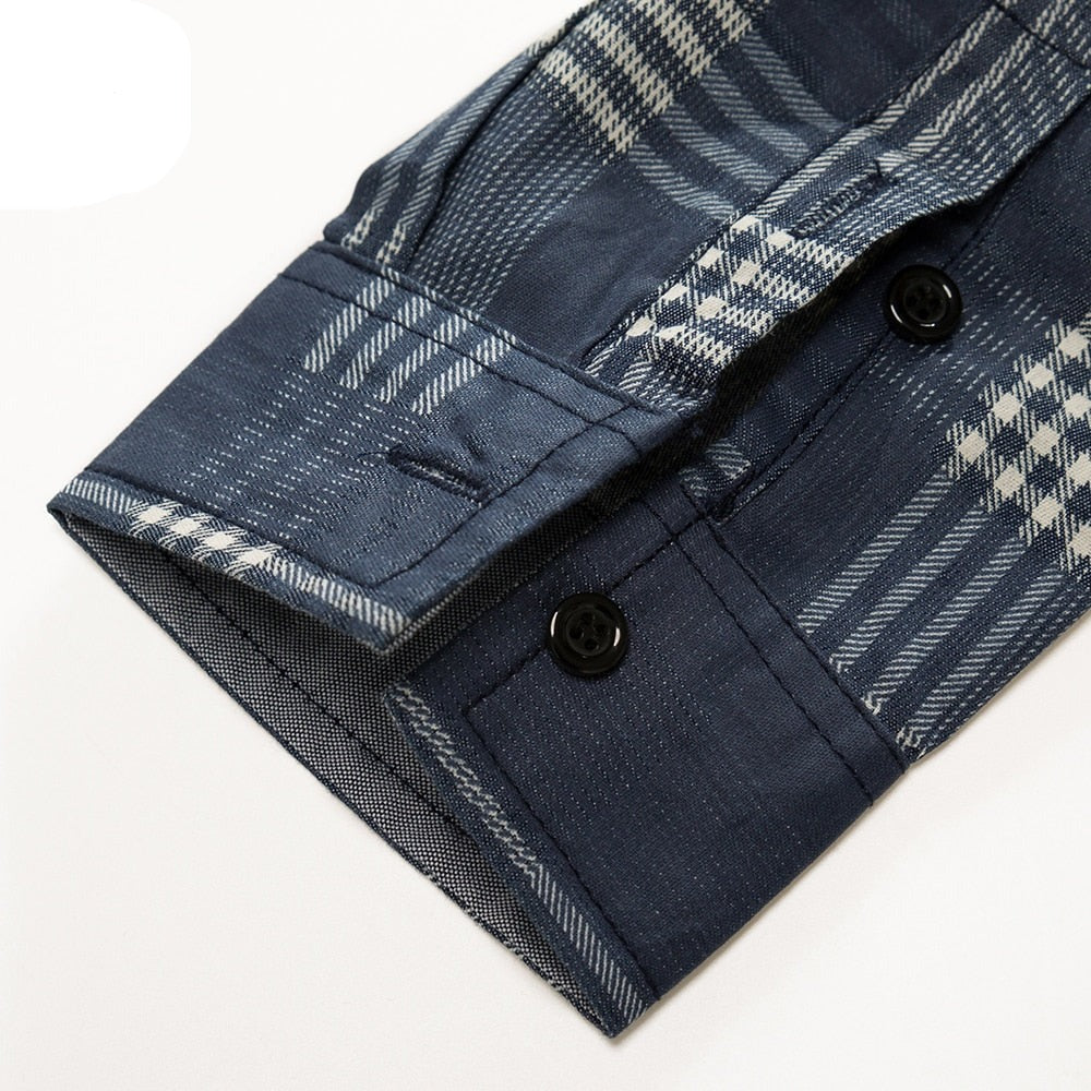 Camisa Social Masculina Xadrez Bellaro® S1062