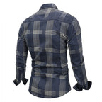Camisa Social Masculina Xadrez Bellaro® S1062