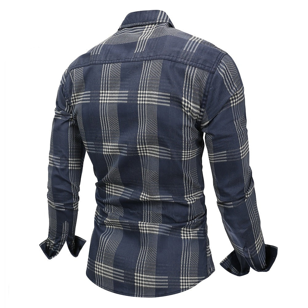 Camisa Social Masculina Xadrez Bellaro® S1062