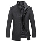 Casaco Trench Coat Masculino de Lã Grife Bellaro®