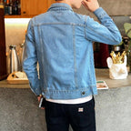 Jaqueta Jeans Masculina Casual