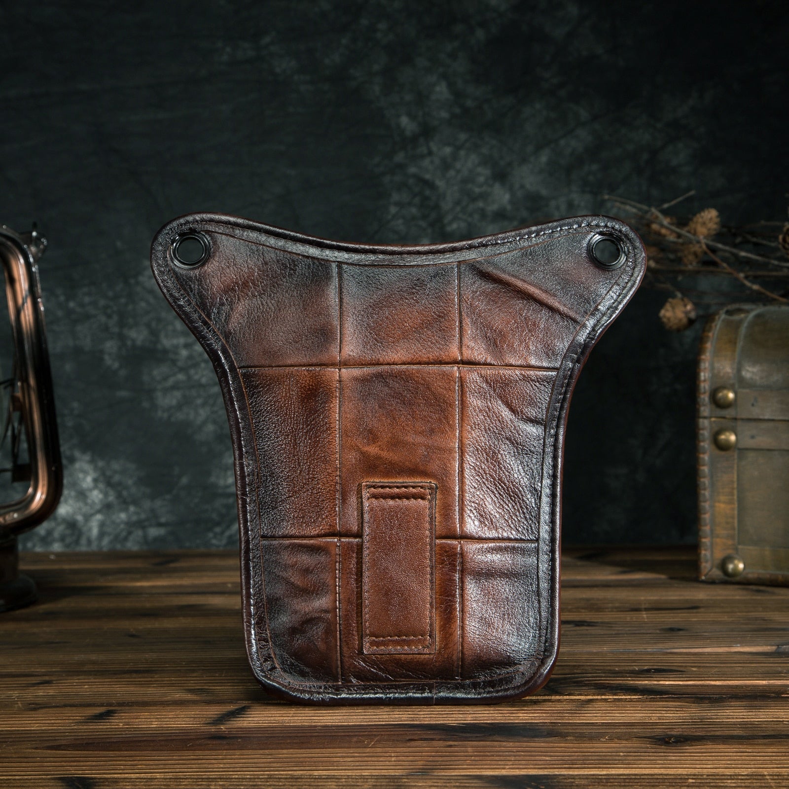 Bolsa Masculina de Cintura Couro Genuíno
