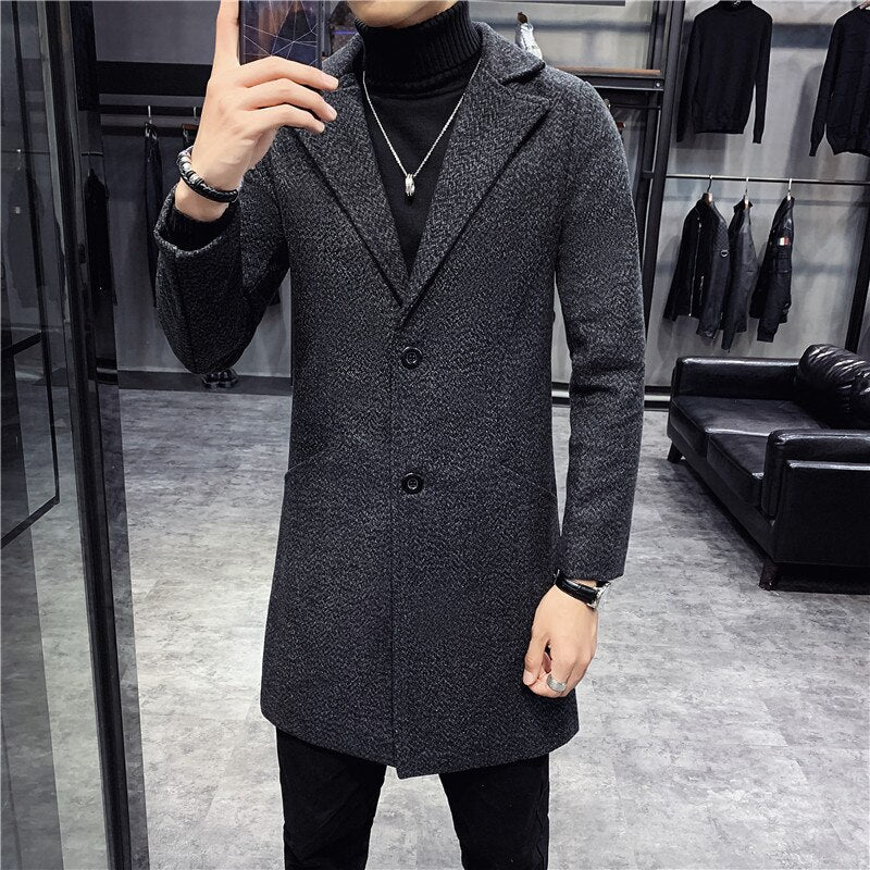 Sobretudo Masculino Elegante Brigite