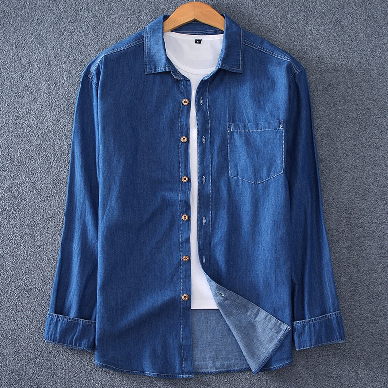 Camisa Masculina Plus Size Jeans Bellaro® S1071