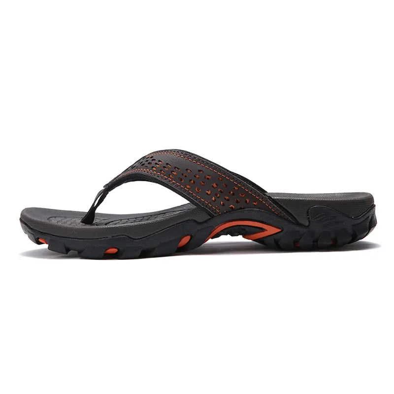 Chinelo Masculino de Couro Bellaro® S1205