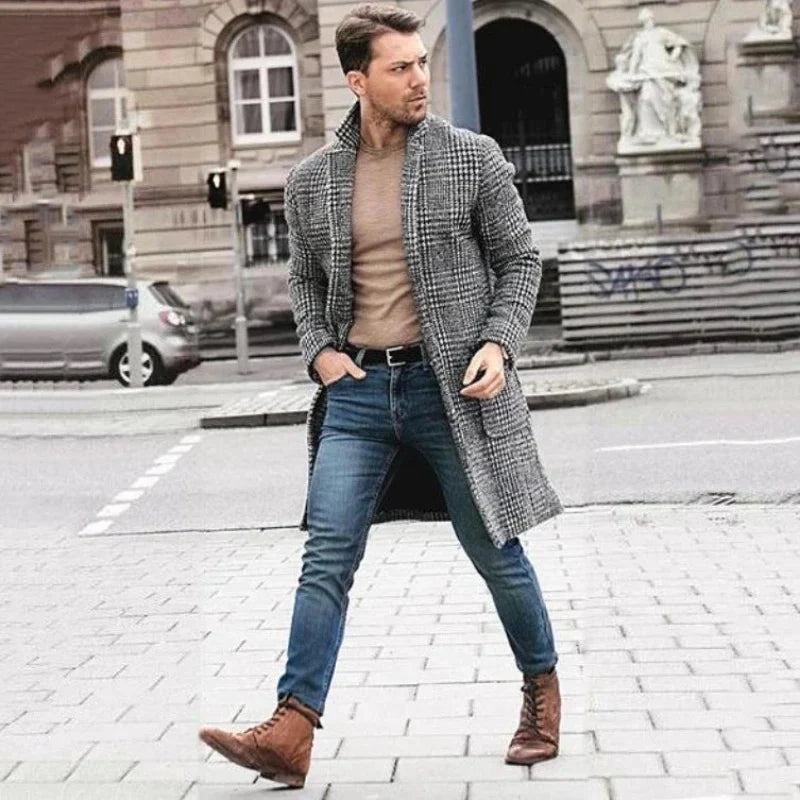Sobretudo Masculino Xadrez Bellaro® S1275
