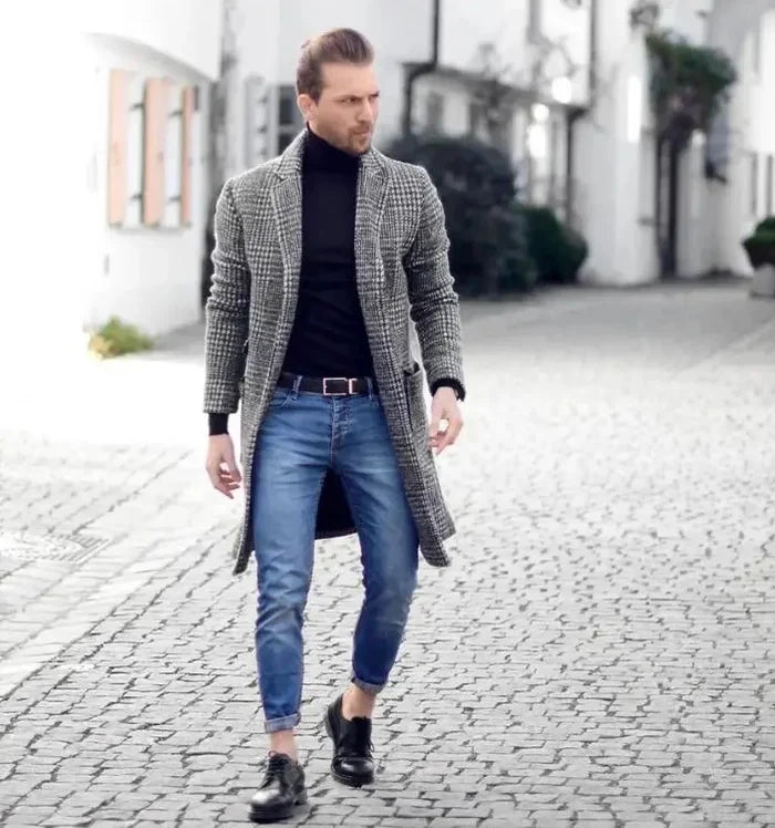 Sobretudo Masculino Xadrez Bellaro® S1275