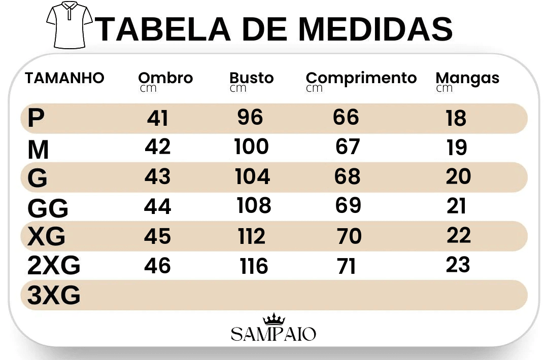 Camisa Masculina Polo com Listras