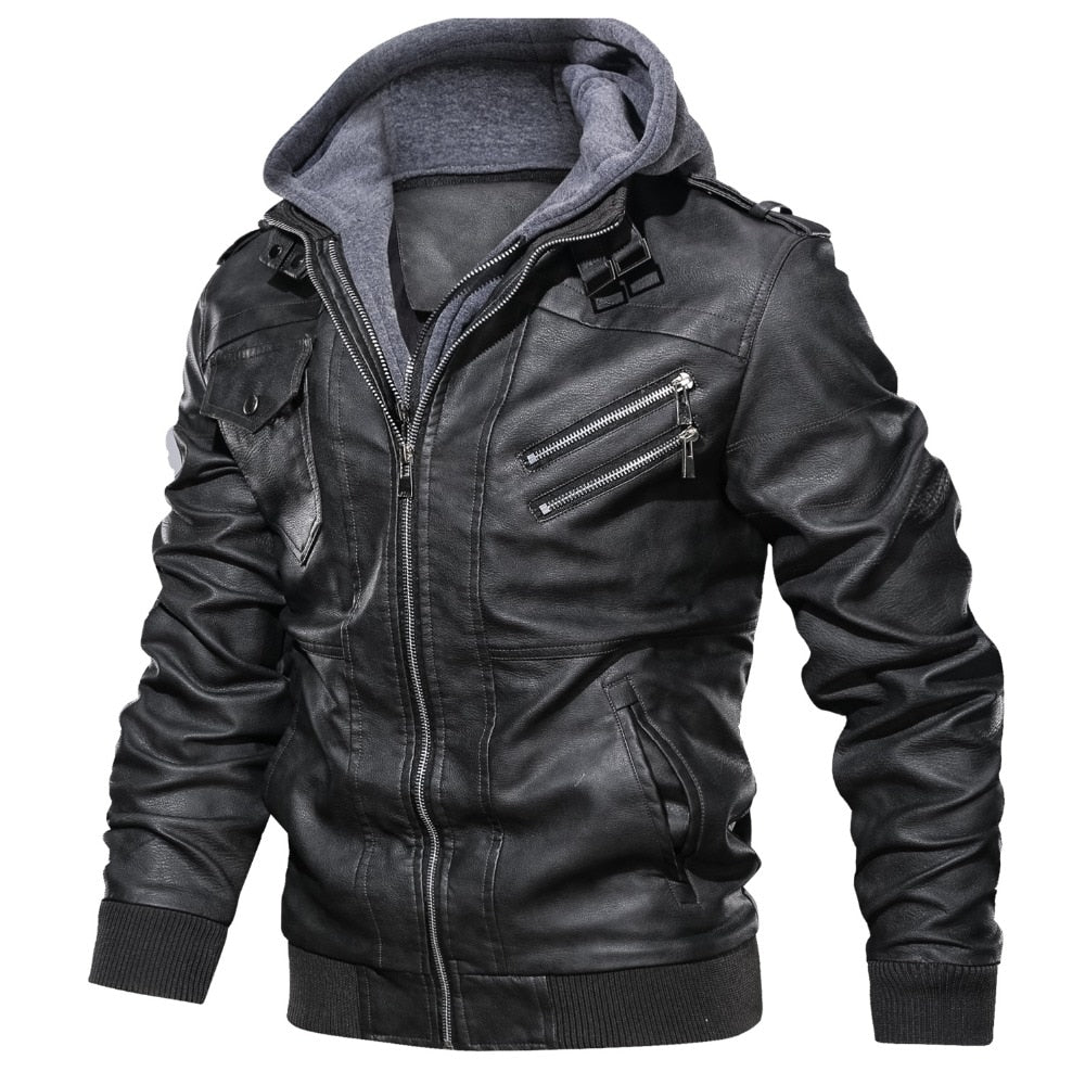 Jaqueta Masculina de Couro Original Bellaro®