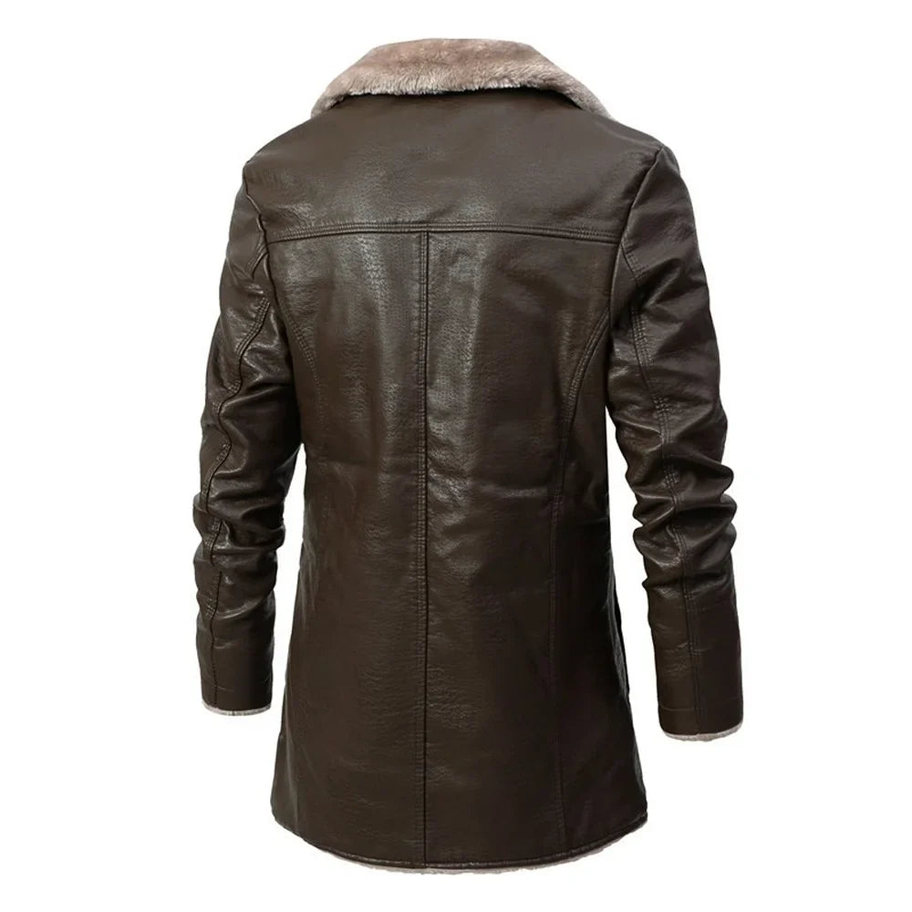 Sobretudo de Couro Masculino Bellaro® S1255