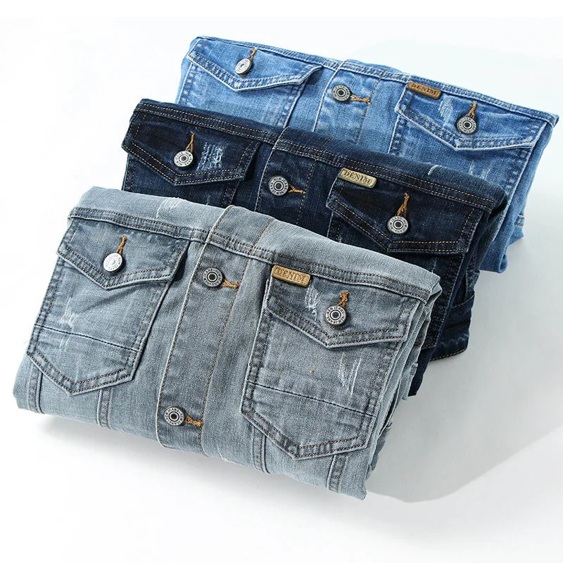 Jaqueta Jeans Denim Masculina Bellaro®