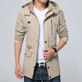Jaqueta Casual com Capuz Masculina Bellaro®
